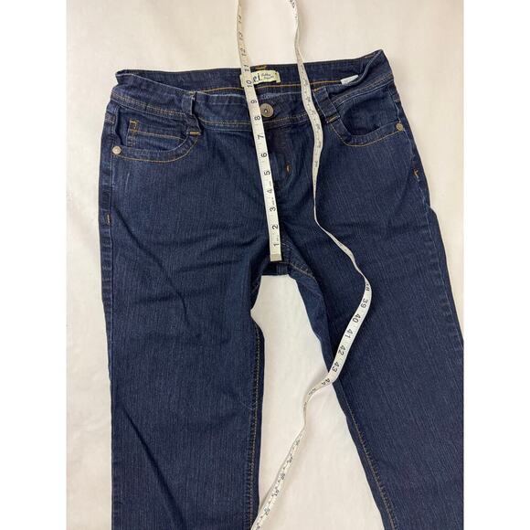 Vintage Y2K Low-Rise Jeans Flare Butterflies L.e.i. Ashley Trouble Size 11 - Picture 5 of 10